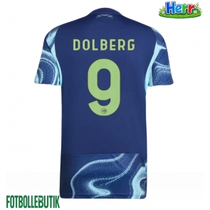 Ajax Kasper Dolberg #9 Bortatröja 2025-26 Kortärmad